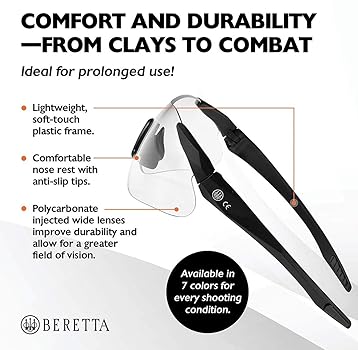 BERETTA（ベレッタ） チャレンジ EVOシューティンンググラス（オレンジ） ベレッタ チャレンジ EVO シューティンンググラス（オレンジ